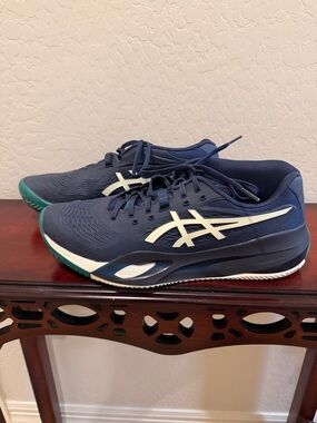 ASICS Gel-Resolution X Clay Midnight Blue Men's SZ 12 Tennis Shoe